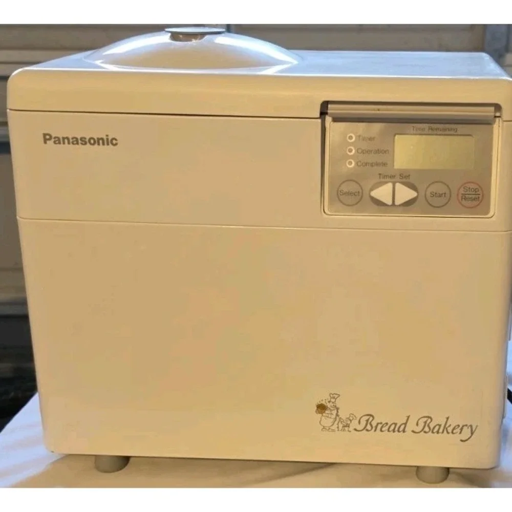 Panasonic SD-BT2P White Bread Bakery Automatic 1 Pound Bread Maker Machine